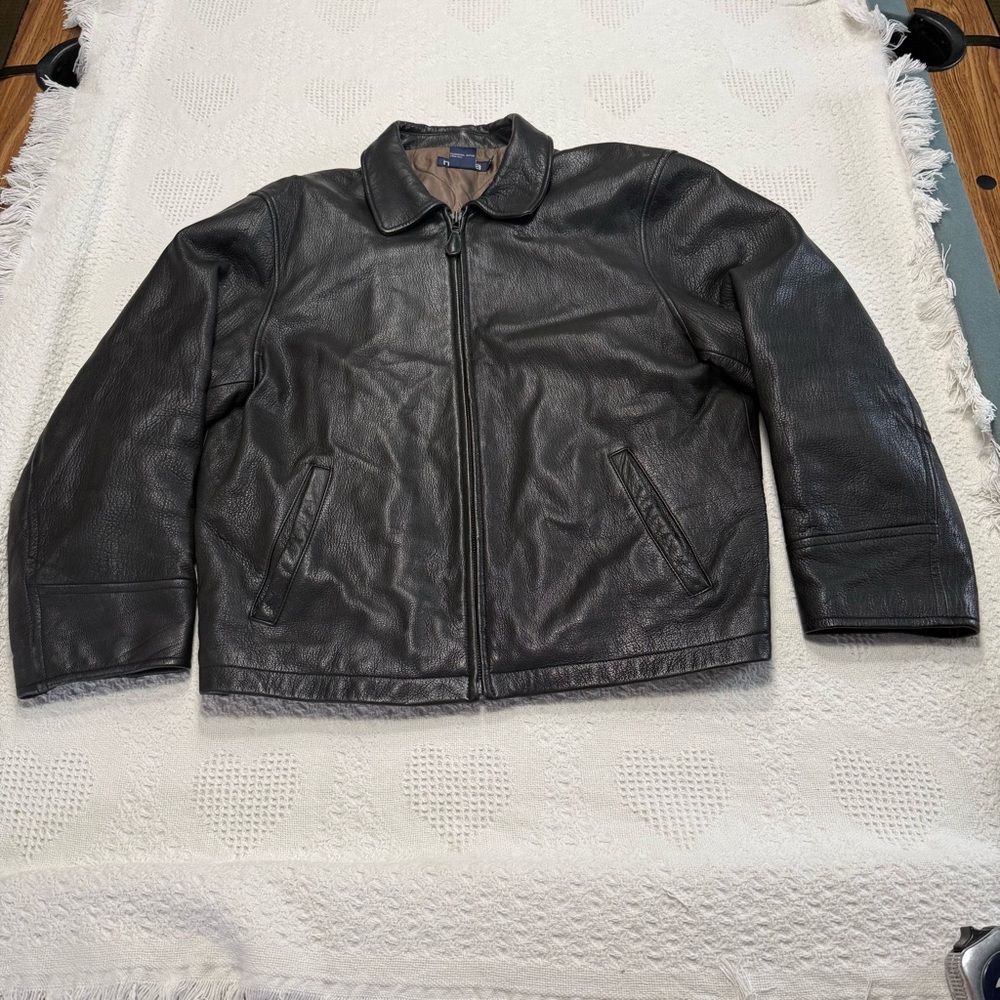 Vintage Nautica Genuine Leather Jacket (44)